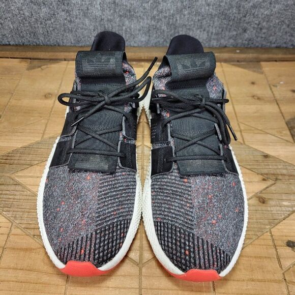 Adidas Prophere Athletic Shoes Sneakers Men's SZ 10.5 Primeknit Black Red CQ3022 - Picture 3 of 11